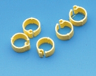 Tauben-Clips-Ringe, 8mm, 1 Stück