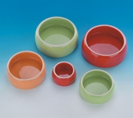 Keramik-Futternapf, 1/8 Liter, orange